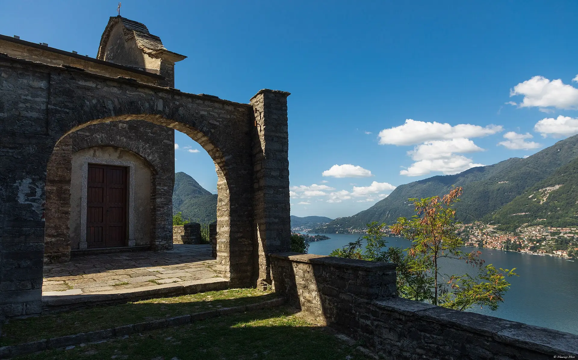 Pognana Lario — the small hillside chapel above the lake near Peppo's Bar in the same village.