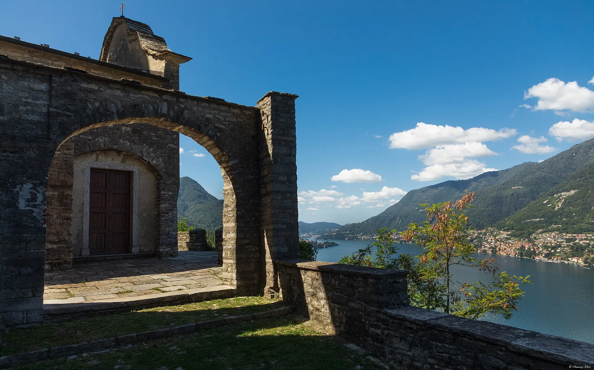Pognana Lario — the small hillside chapel above the lake near Peppo's Bar in the same village.